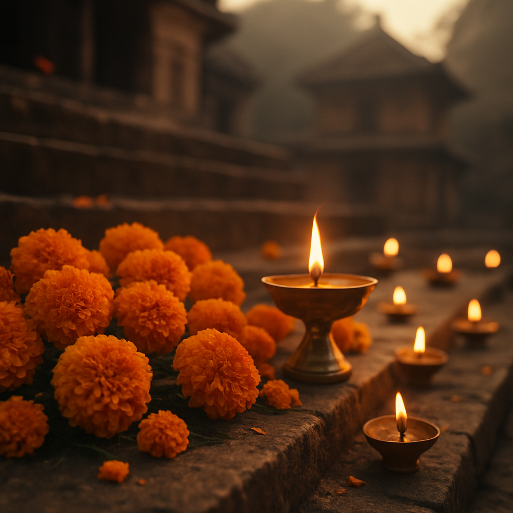 Marigold offerings